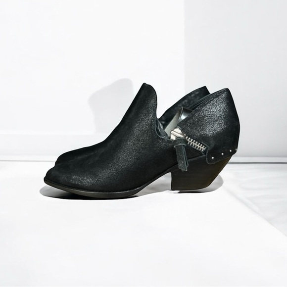 🌻NEW Sigerson Morrison Halie2 Black Booties EUR Size 36 M | US Size 6 with Box - Picture 1 of 12